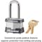Master Lock Master Lock 3.145 in. H X 1-5/8 in. W X 1-9/16 in. L Steel Double Locking Exterior Padlock 3KALF#3438 - alternate 5